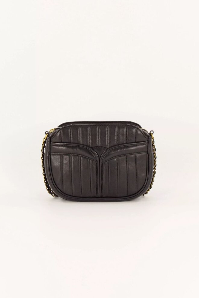 TASCHE DIVINE LEATHER BLACK