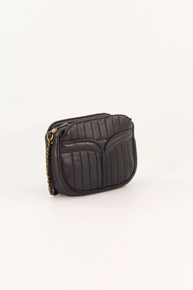 TASCHE DIVINE LEATHER BLACK