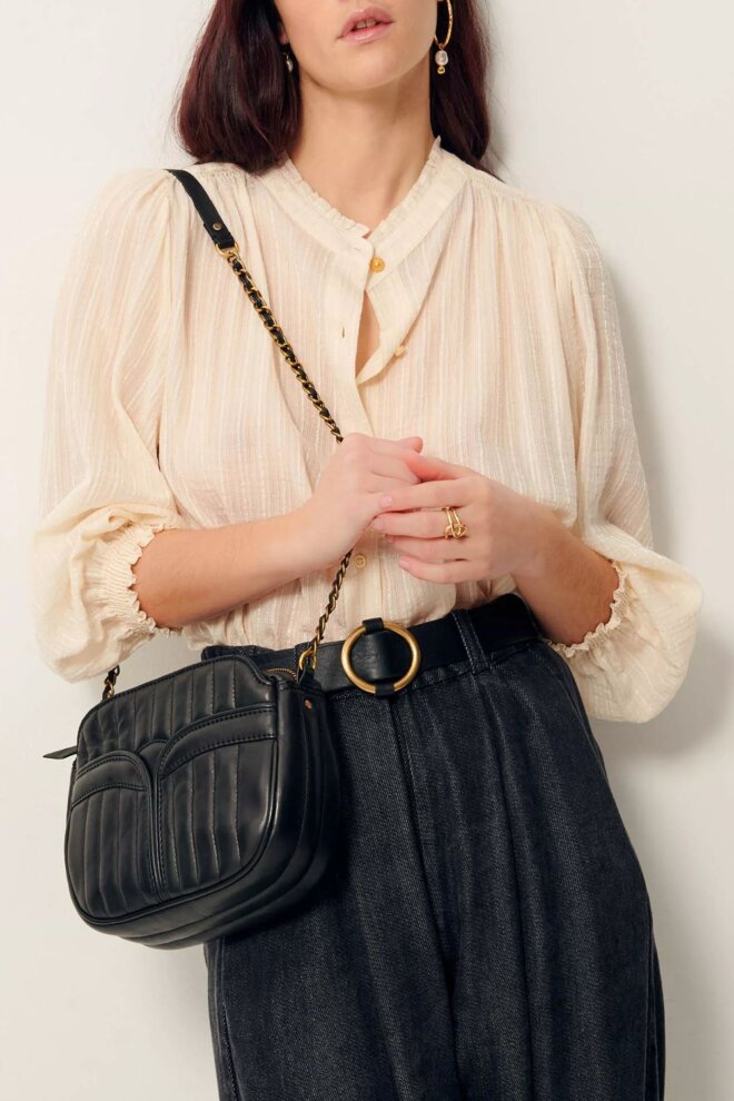 TASCHE DIVINE LEATHER BLACK