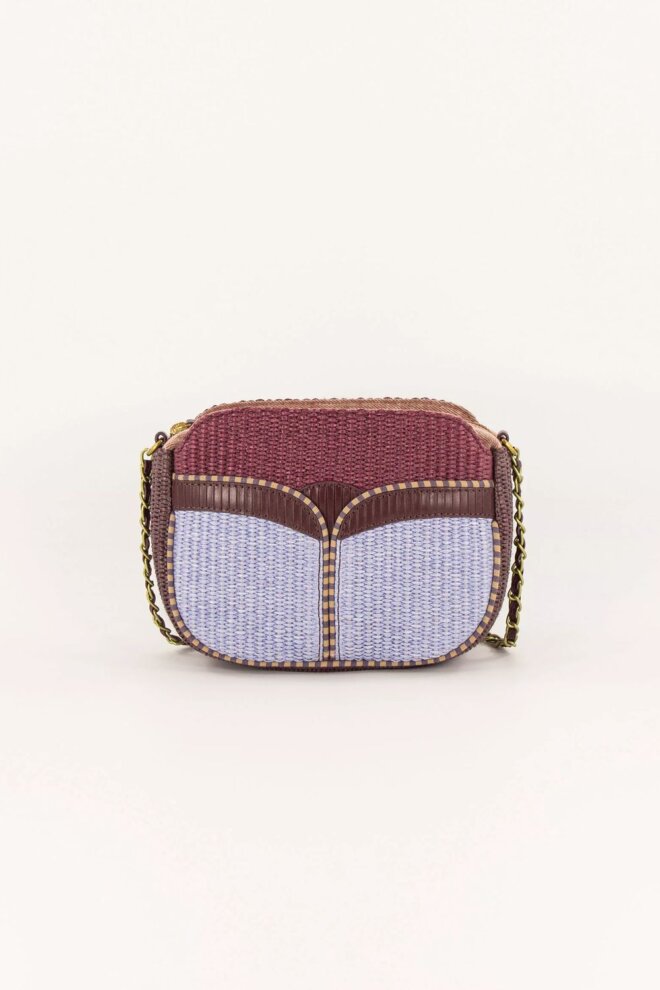 TASCHE DIVINE RAFFIA TERRE D´OMBRE