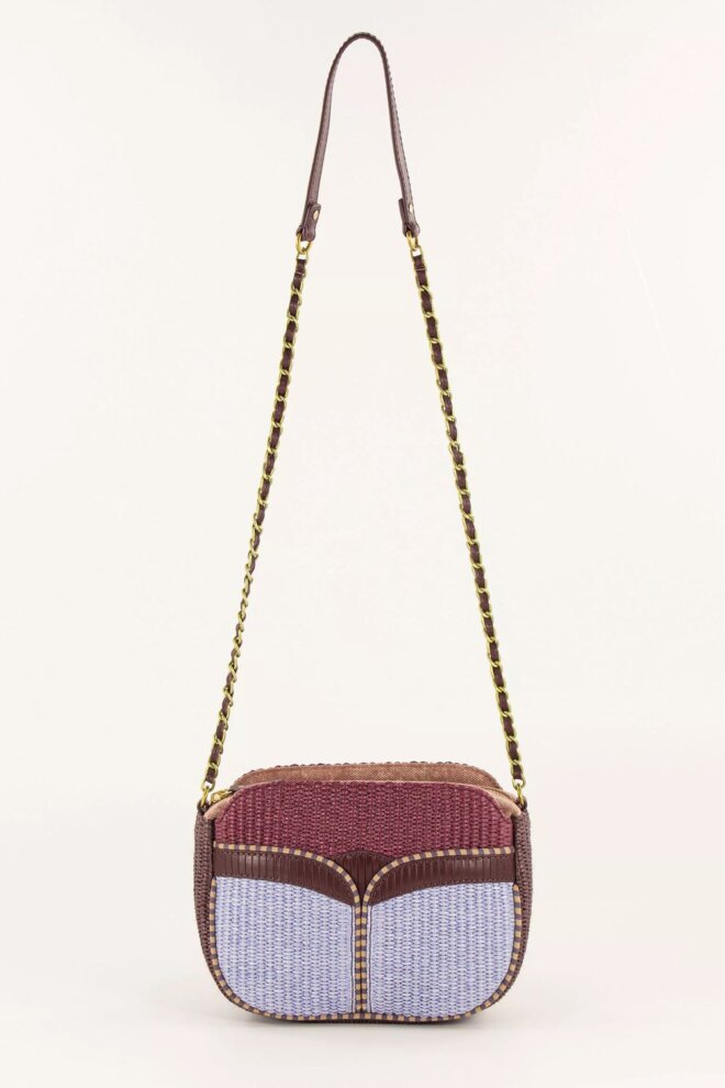 TASCHE DIVINE RAFFIA TERRE D´OMBRE