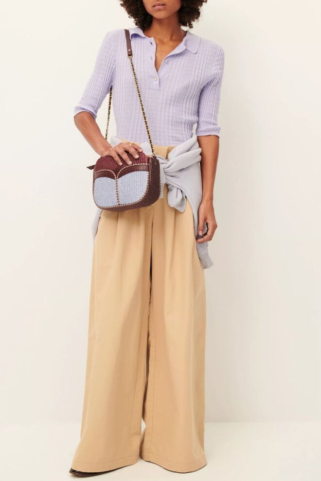 TASCHE DIVINE RAFFIA TERRE D´OMBRE