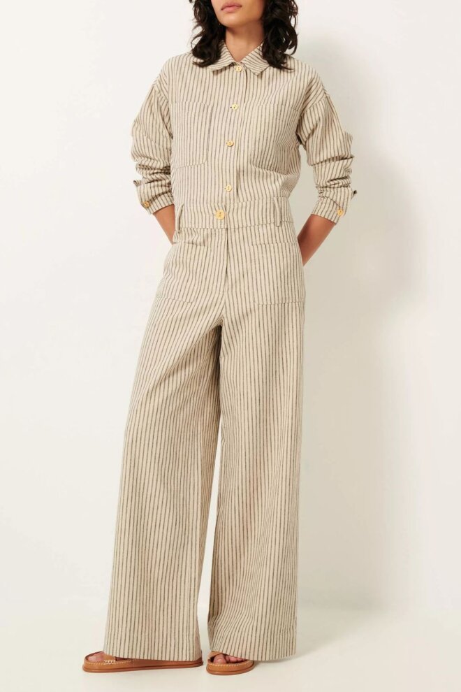 HOSE MANHATTI LOOSE PANT SANDBLACK