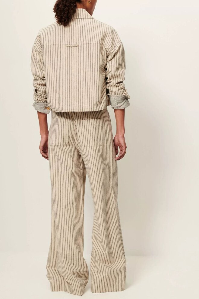 HOSE MANHATTI LOOSE PANT SANDBLACK