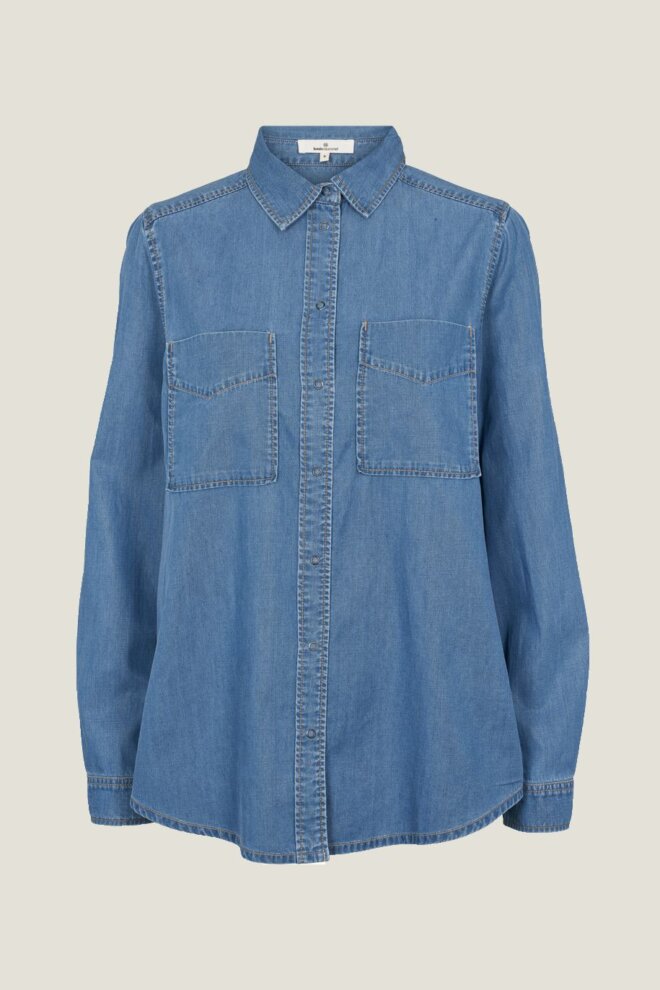 BLUSE BINE SHIRT LIGHT BLUE
