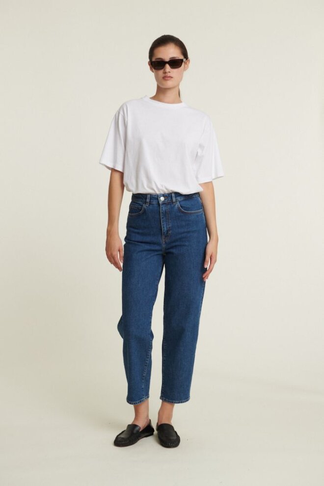 JEANS EA MID BLUE JEANS