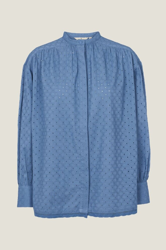 BLUSE ADIE SS SHIRT QUIET HARBOR