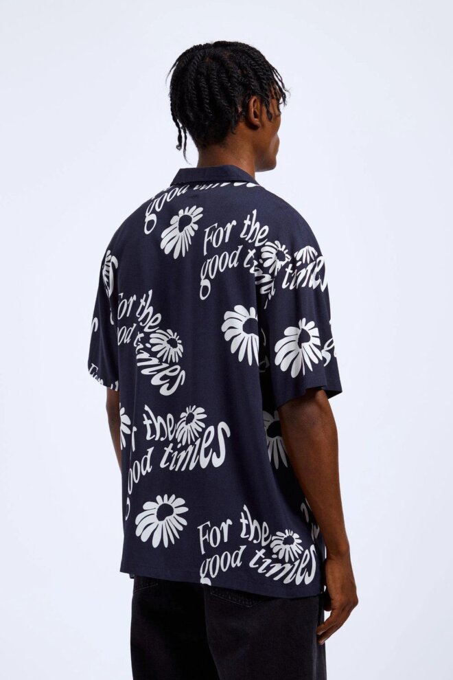 HEMD MADI SHIRT NAVY FLOWER