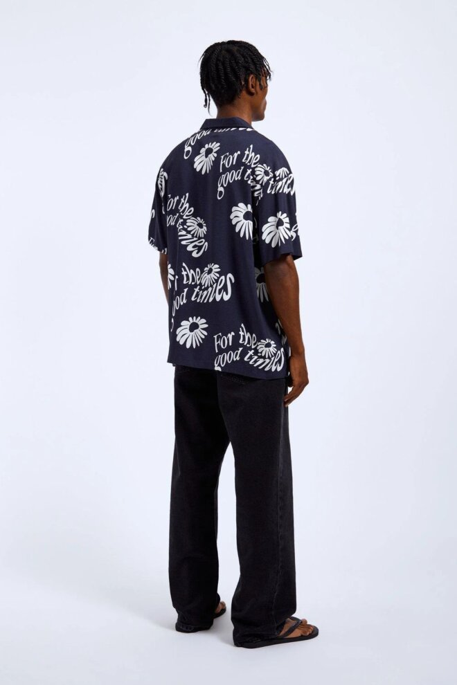 HEMD MADI SHIRT NAVY FLOWER