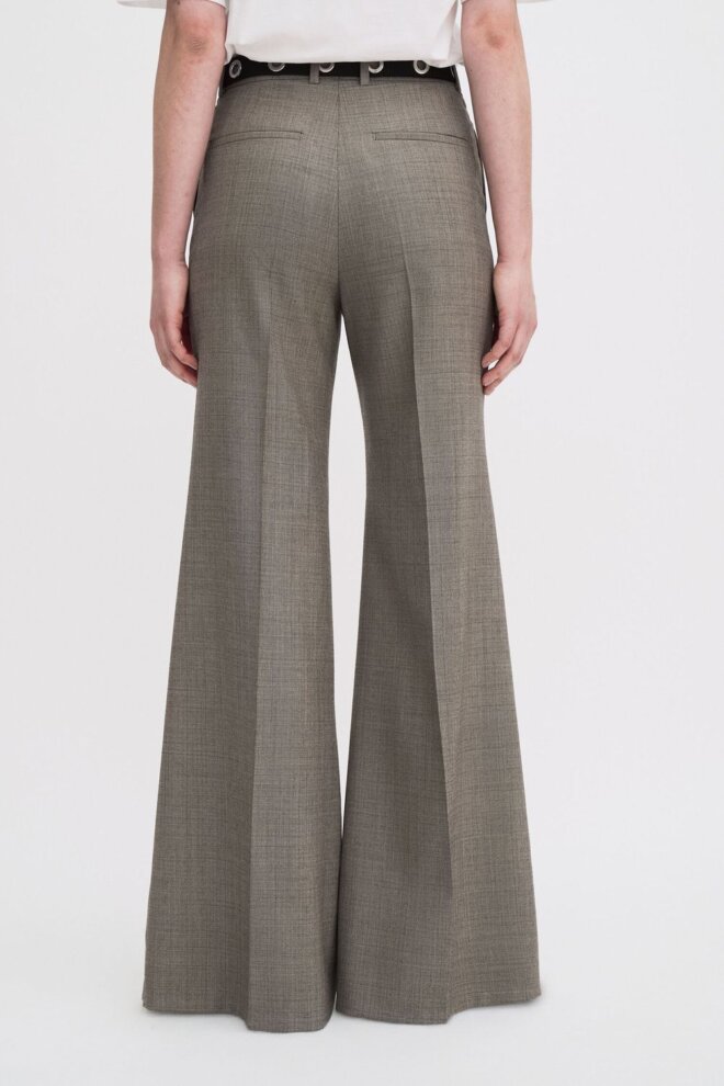 HOSE 31424 WOOL BLEND FLARE 0221 TAUPE