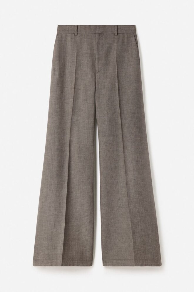 HOSE 31424 WOOL BLEND FLARE 0221 TAUPE