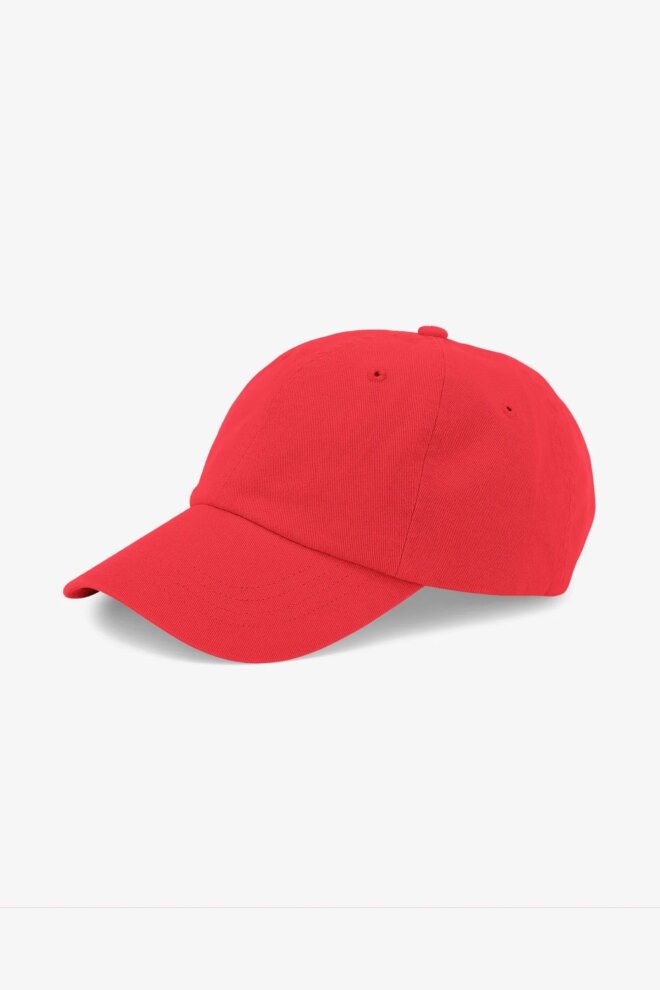 CAP ORGANIC COTTON CAP RED TANGERINE