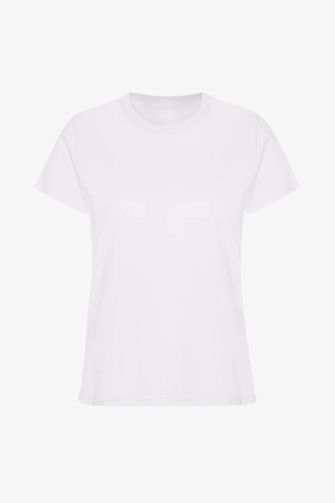 SHIRT WOMEN LIGHT ORGANIC TEE OPTICAL WHI