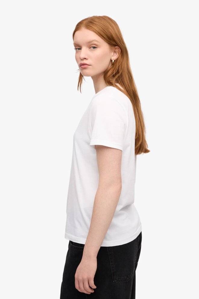 SHIRT WOMEN LIGHT ORGANIC TEE OPTICAL WHI