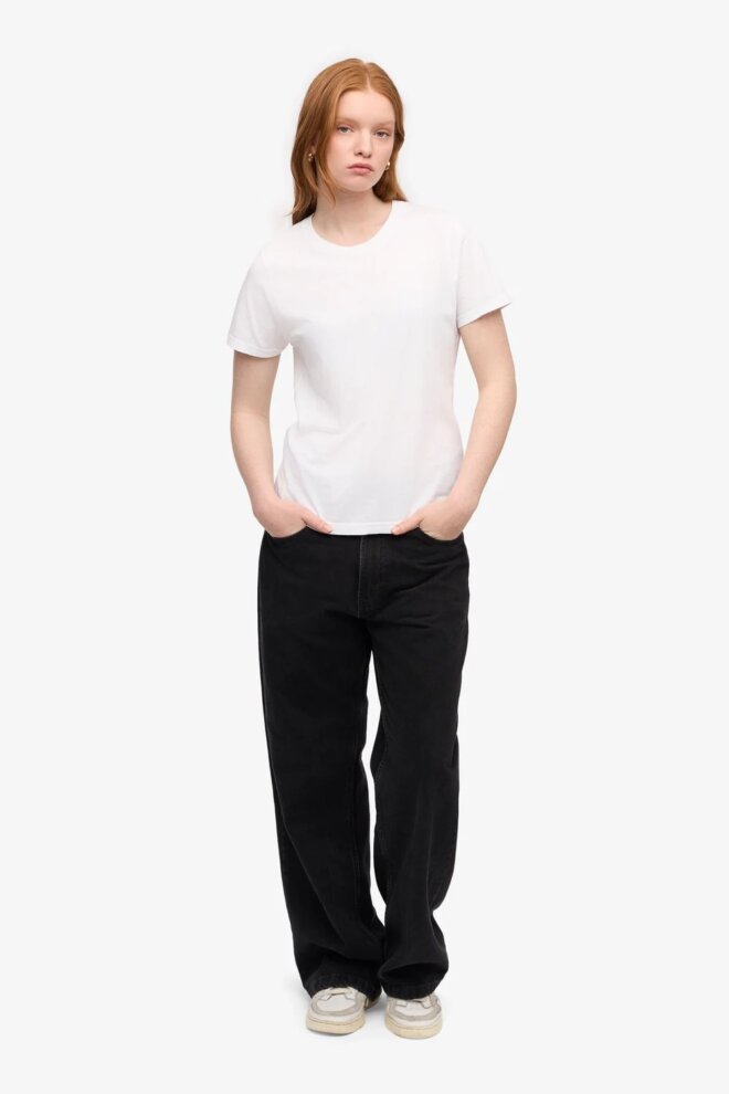 SHIRT WOMEN LIGHT ORGANIC TEE OPTICAL WHI