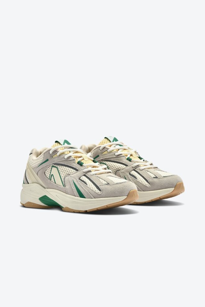 SNEAKER OSERRA CREAM DARK GREEN W