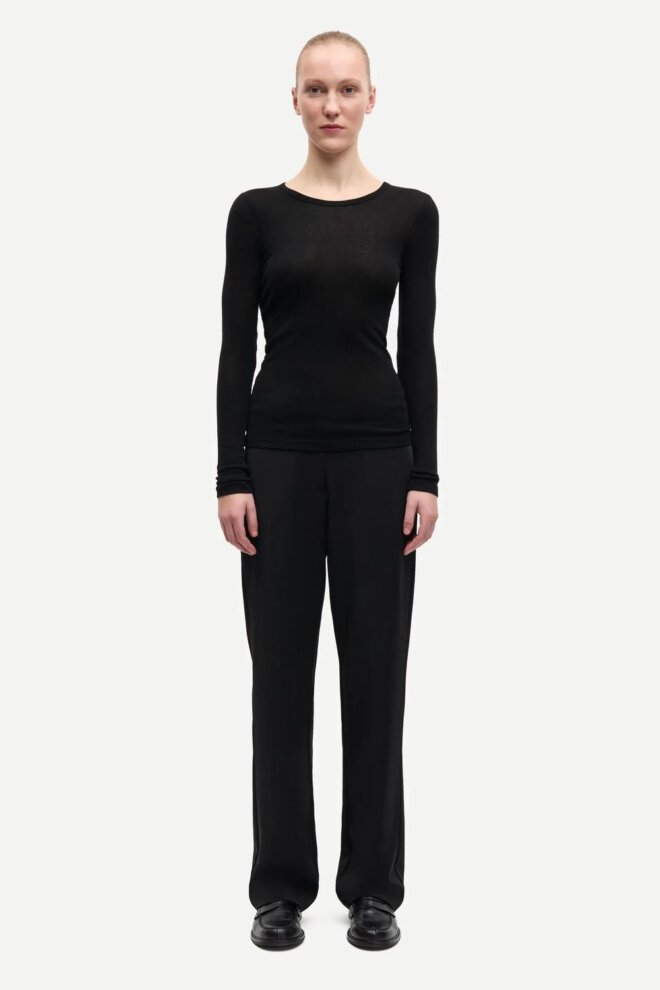 SHIRT SADOU T-SHIRT LS 15466 BLACK