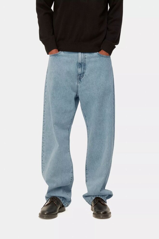 JEANS LANDON PANT DENIM BLUE BLEACHED