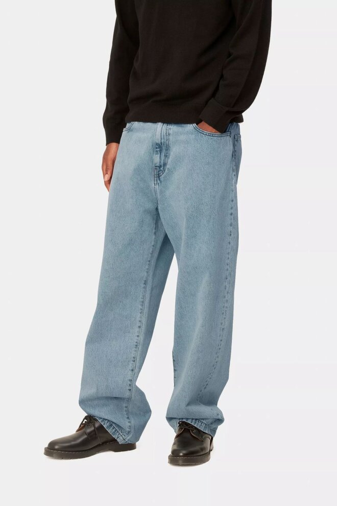 JEANS LANDON PANT DENIM BLUE BLEACHED