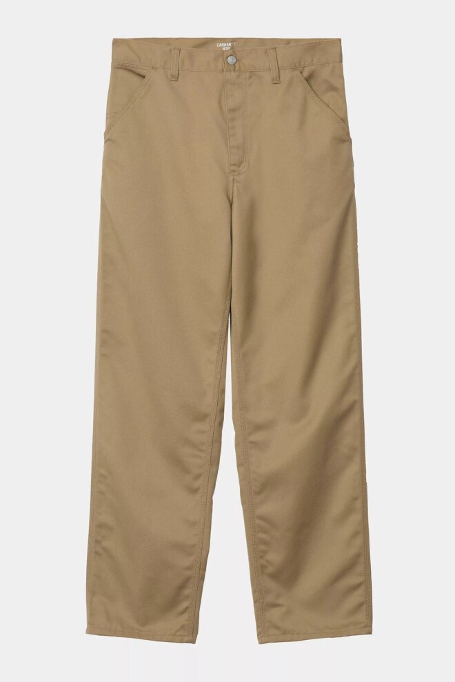 JEANS SIMPLE PANT LEATHER RINSED