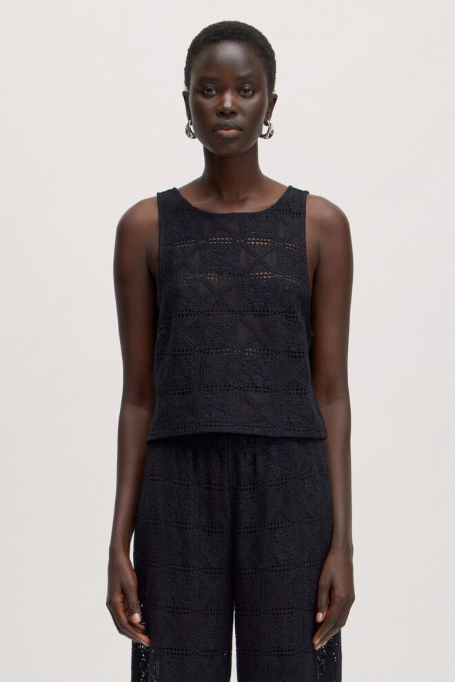 SHIRT UDE TOP BLACK