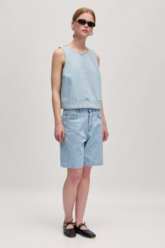 SHORTS PHOENIX DENIM SHORTS ULTRA LIGHT BL
