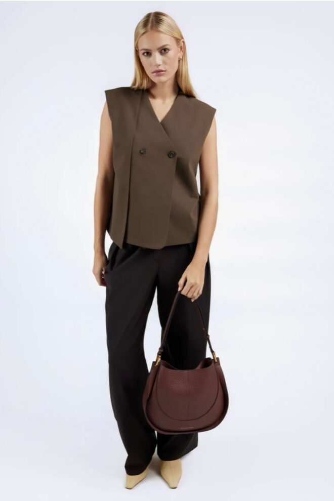 TASCHEÂ RAVEL PRINTED PLUM