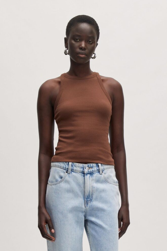 SHIRT ORELIA TOP CHESTNUT