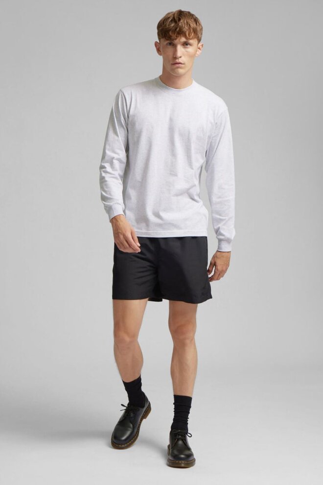 SHIRT OVERSIZED ORGANIC LS BLACK