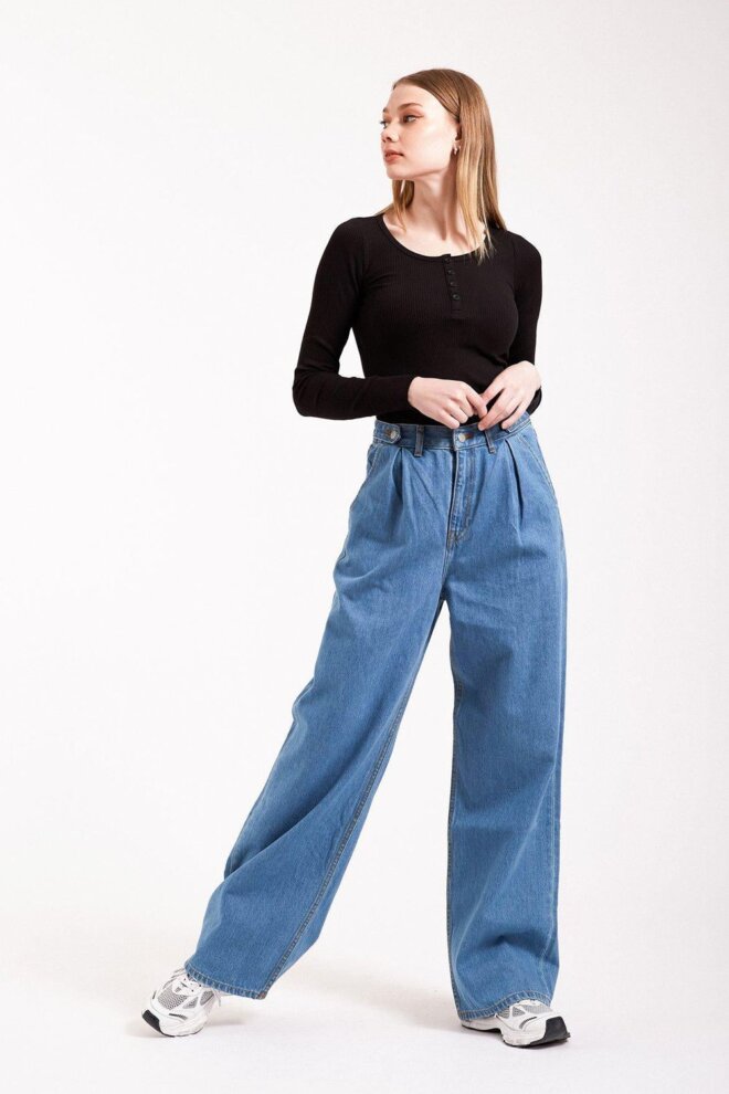 JEANS KAIA SALTWATER MID RETRO