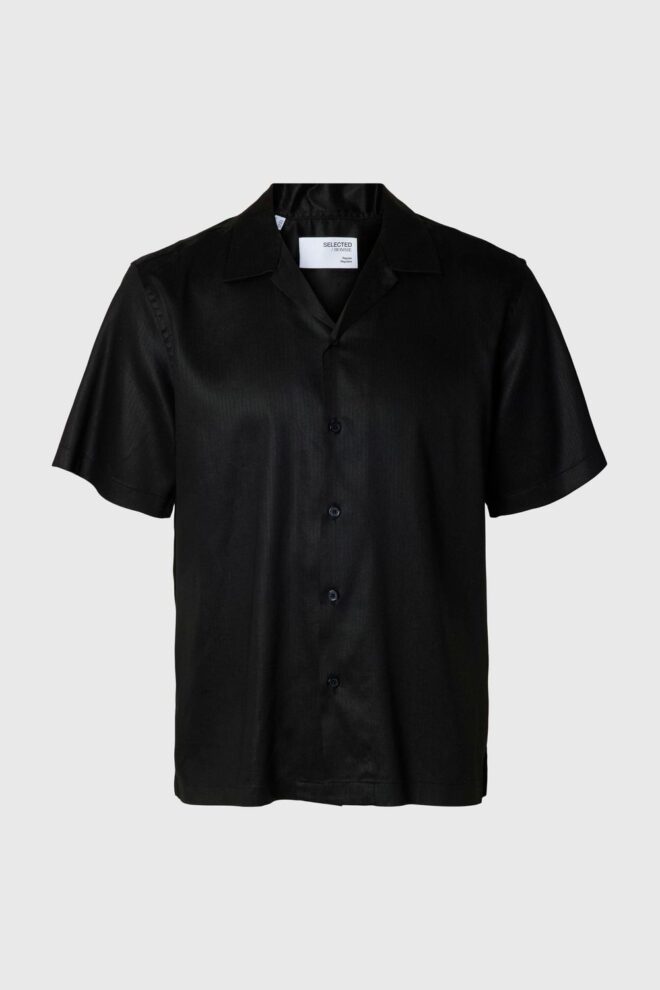 HEMD 16093915 SLHREGNOA BLACK