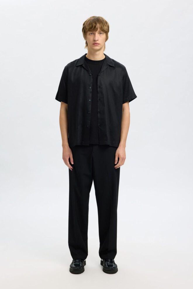 HEMD 16093915 SLHREGNOA BLACK