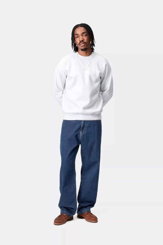 JEANS LANDON PANT BLUE STONE WASHED