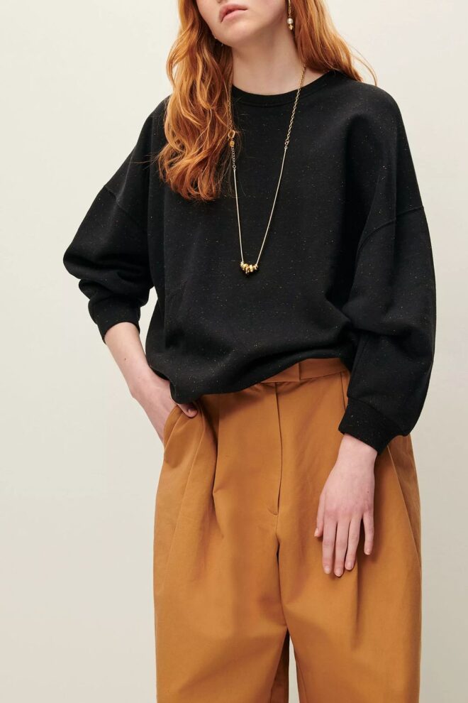 SWEATER CHEBBI BLACK GRANIT