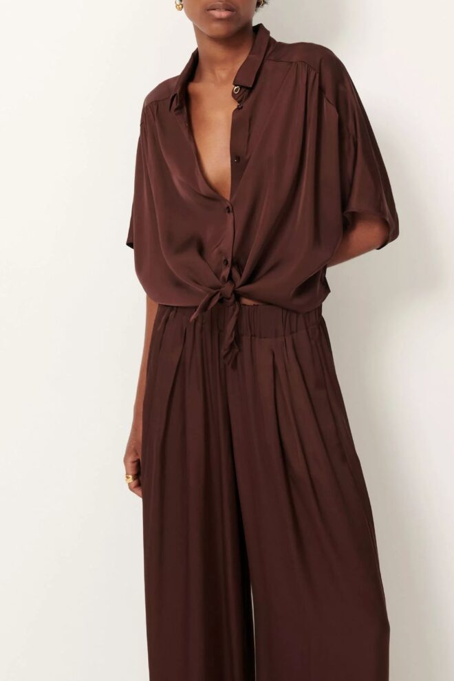 BLUSE ALFASSA NIGHT MOKA