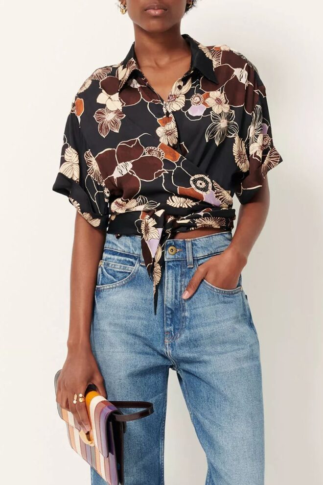 BLUSE PROCIDA BLACK