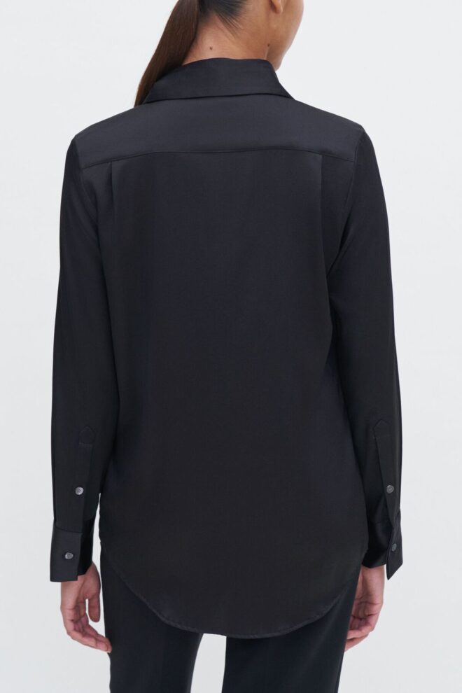 BLUSE 29131 EIRA SILK SHIRT BLACK