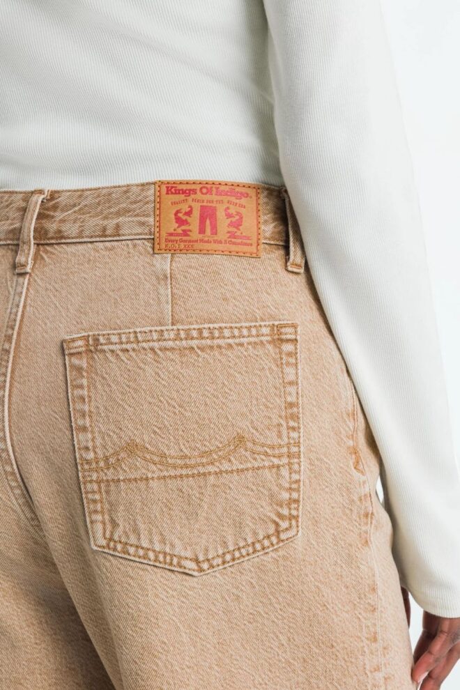 JEANS K240701800 LEILA JIM DARK BEIGE