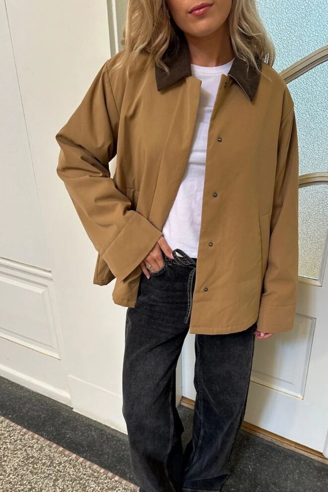 JACKE ORKIDEMEMD JACKET DULL CAMEL