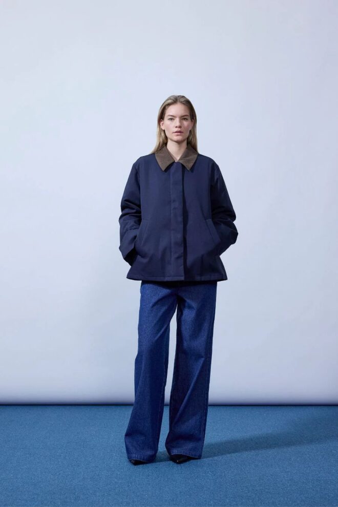 JACKE ORKIDEMEMD JACKET NAVY SKY