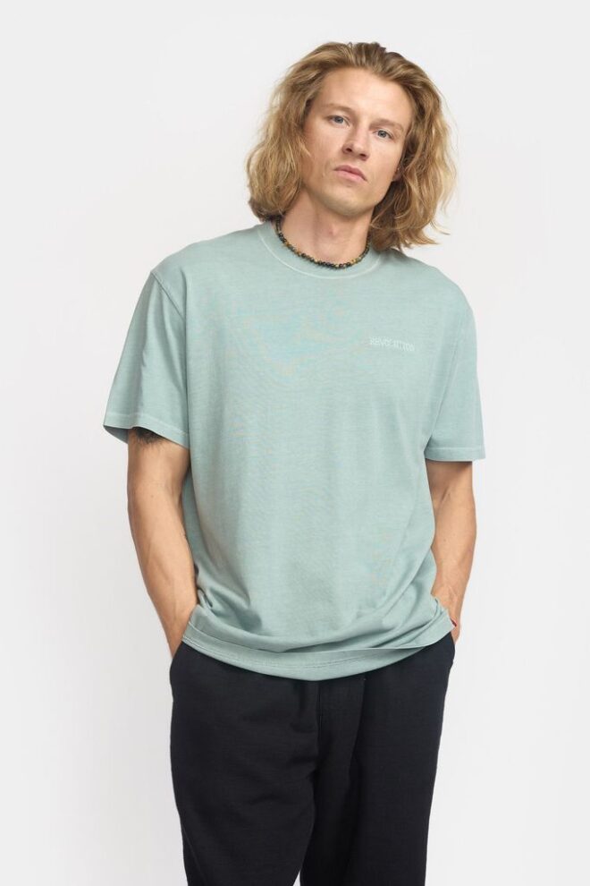 T-SHIRT 1329 LOG LIGHTTURQUOISE