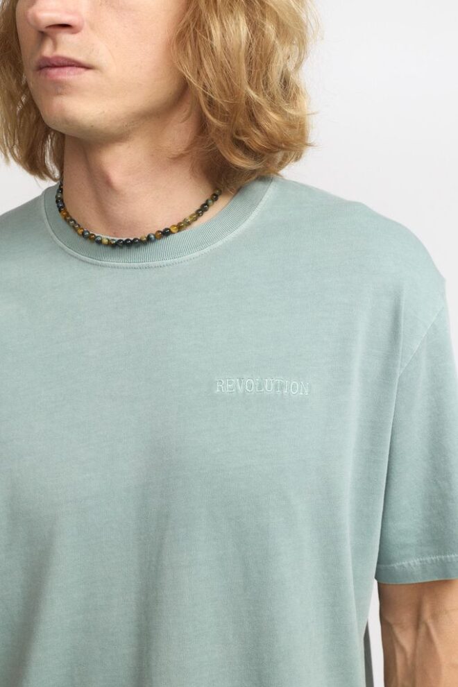 T-SHIRT 1329 LOG LIGHTTURQUOISE