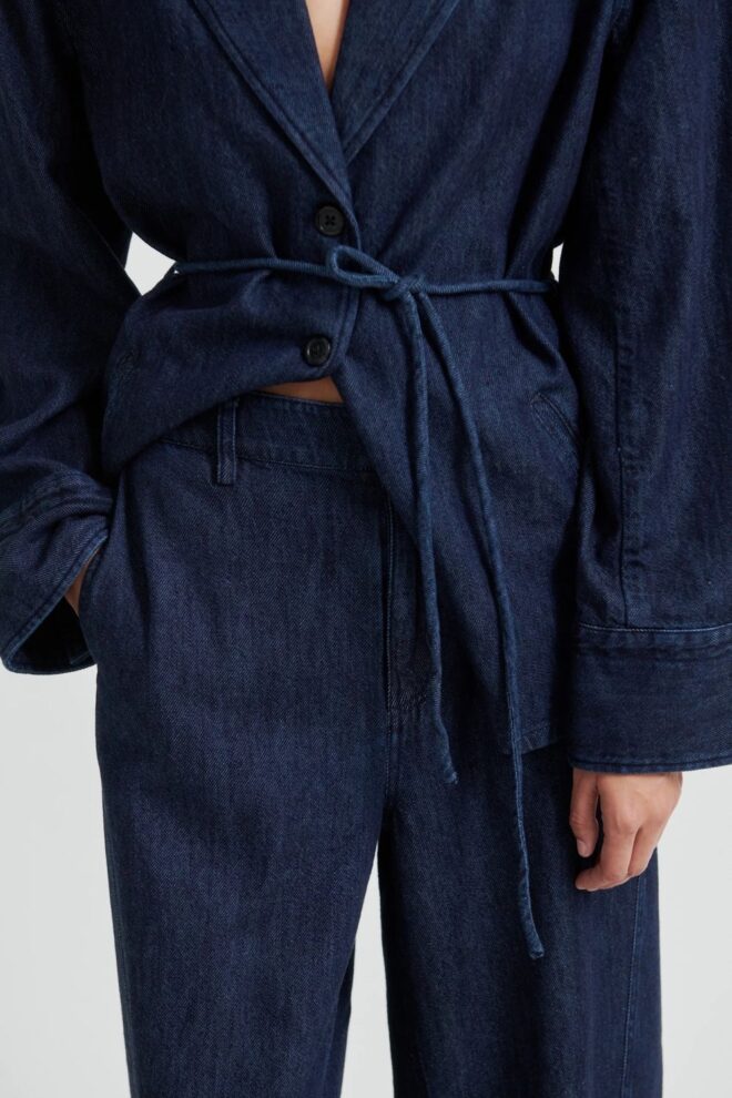 JEANS OLANE DENIM JEANS DARK BLUE