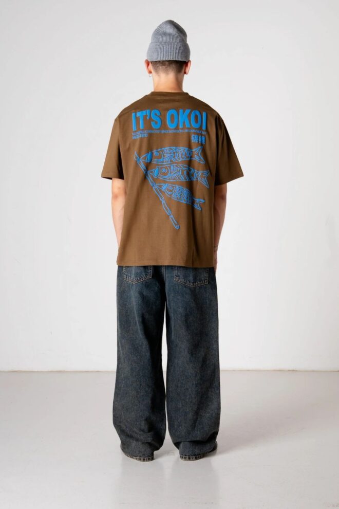 SHIRT WBBAINE KOI TEE DARK BROWN