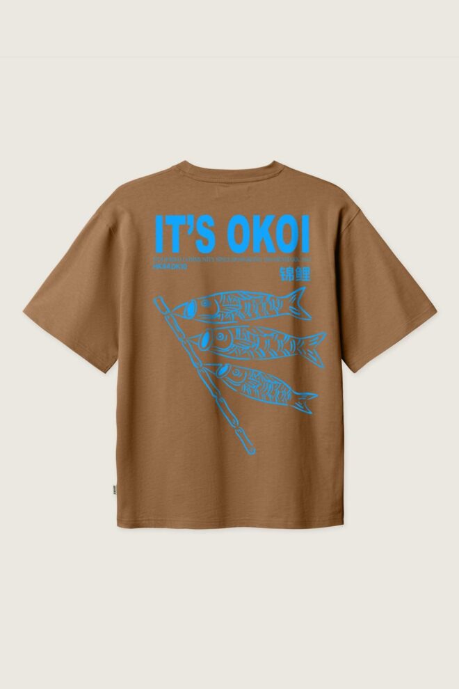 SHIRT WBBAINE KOI TEE DARK BROWN