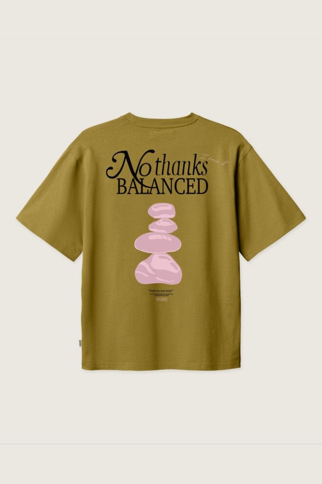 SHIRT WBBAINE BALANCE TEE DARK GREE