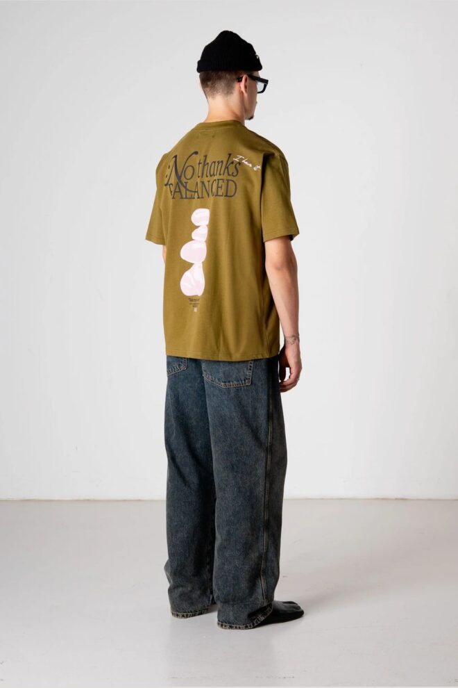SHIRT WBBAINE BALANCE TEE DARK GREE