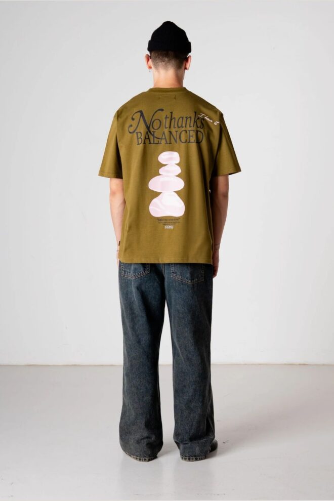SHIRT WBBAINE BALANCE TEE DARK GREE