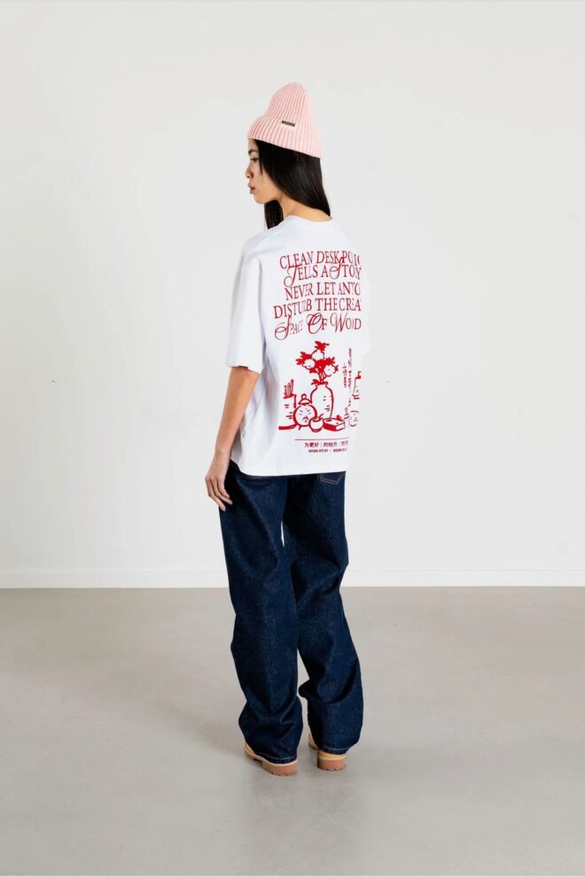 SHIRT WBBALO SPACE TEE WHITE