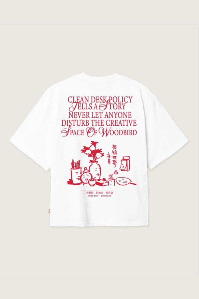 SHIRT WBBALO SPACE TEE WHITE